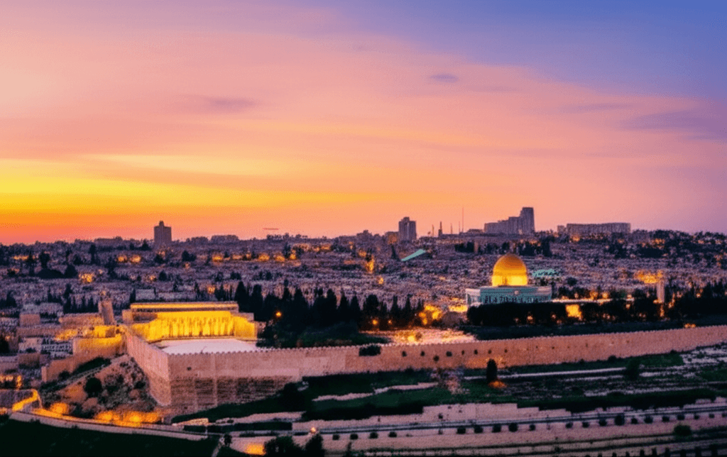 Jerusalem at golden hour